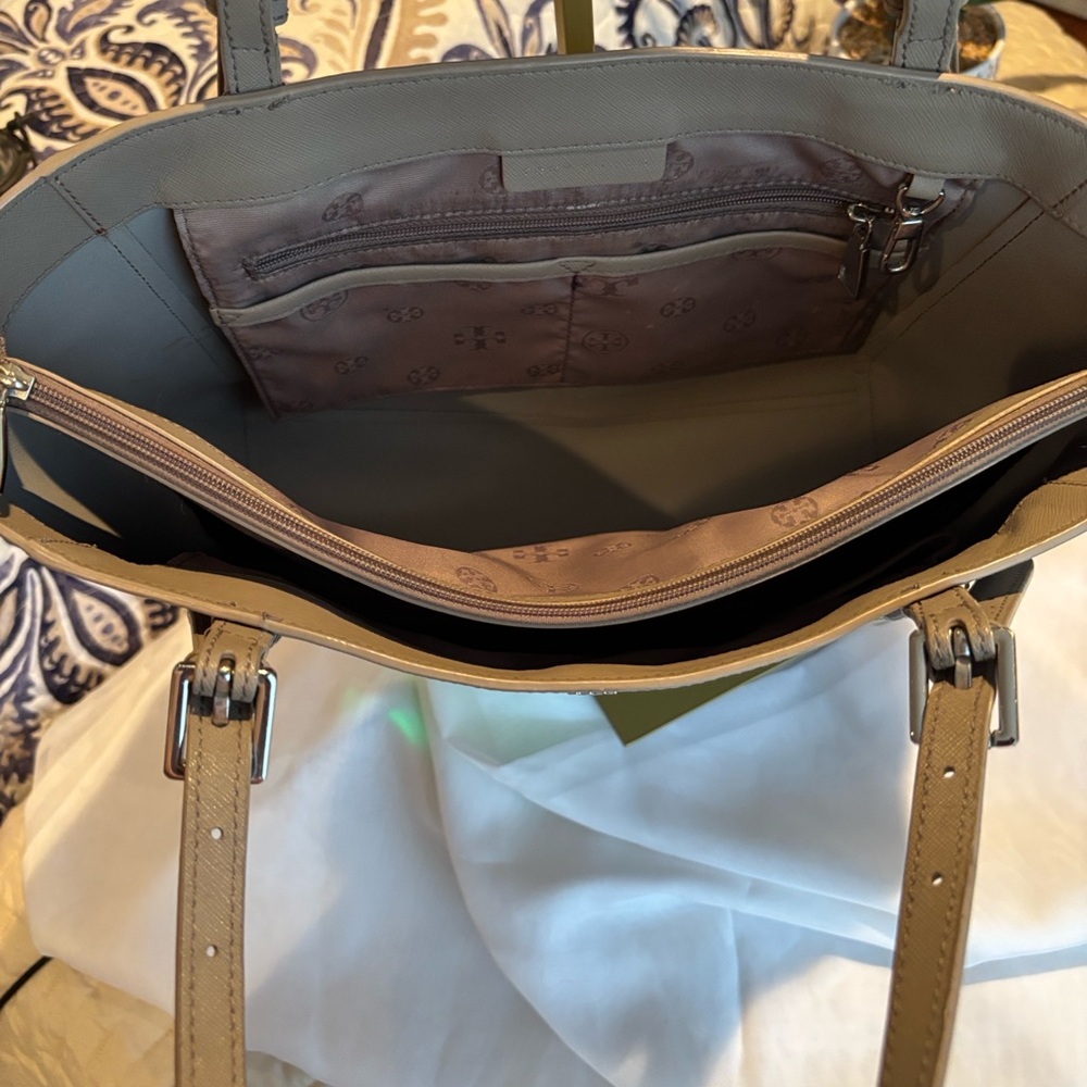Tory Burch Leather Tote - Picture 12 of 17